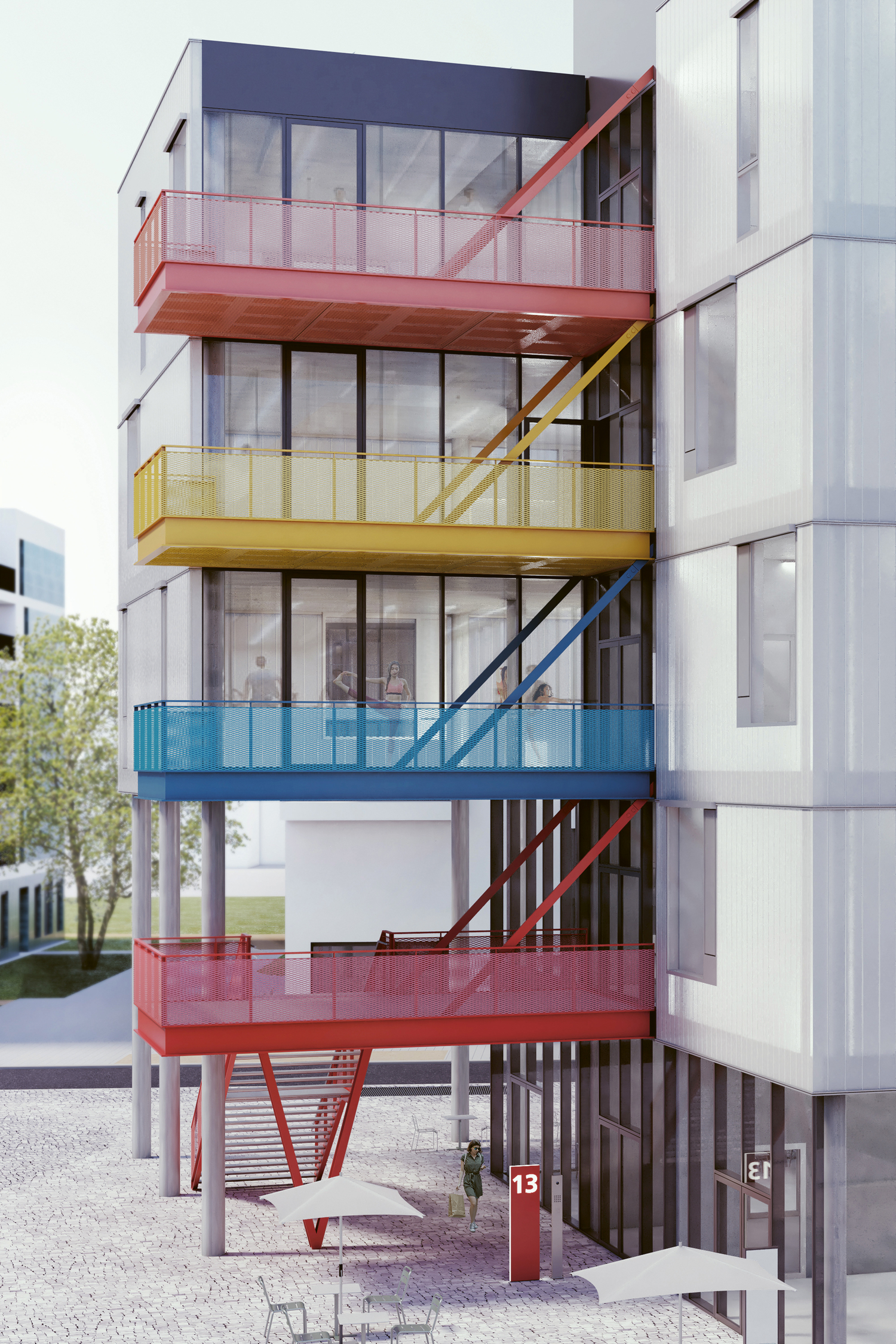 Motive aus dem Planungsbericht "Stadtquartier Marienhöfe" von Collignon Architektur