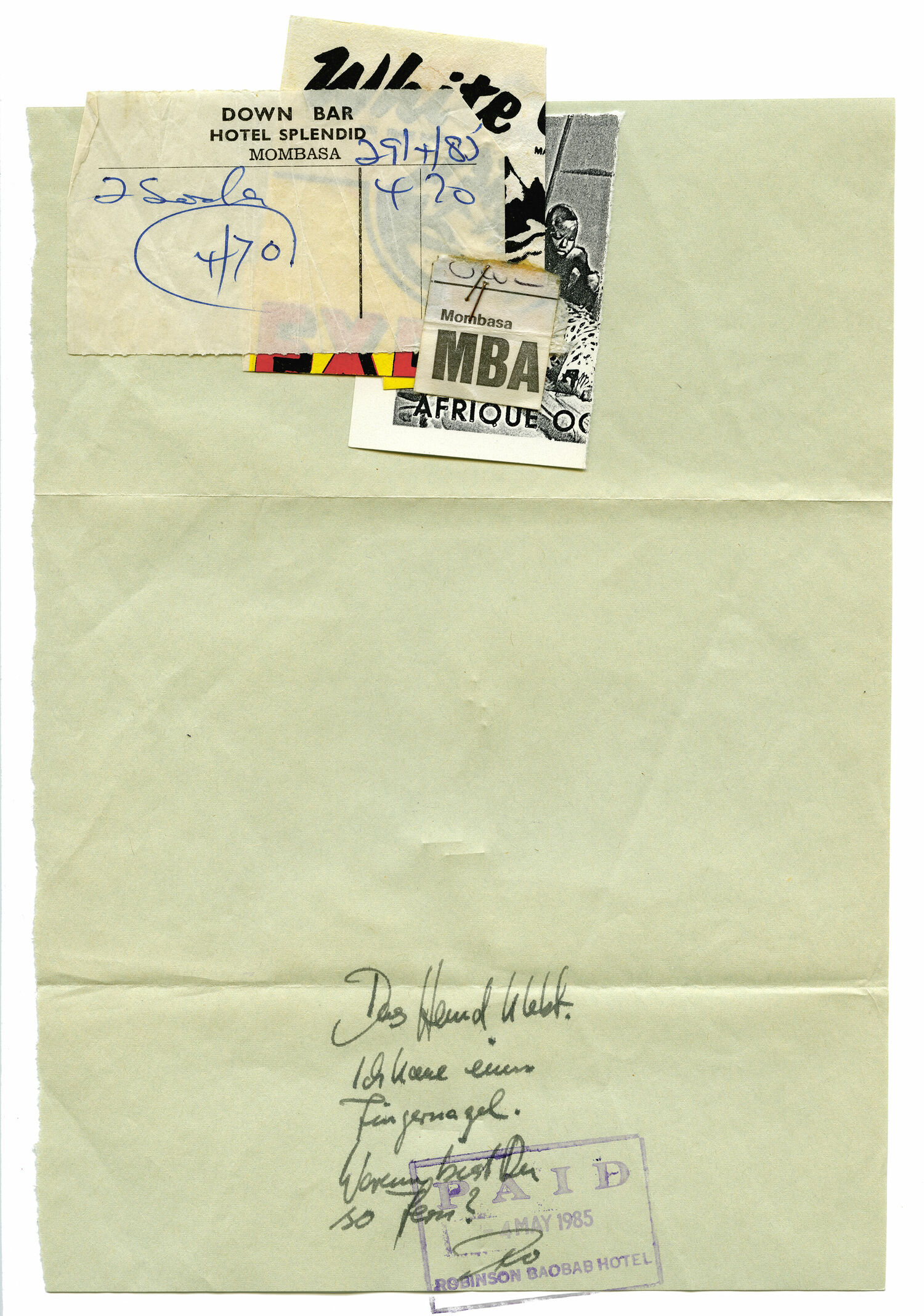 Buchgestaltung „Aus der Entfernung zu Euch“ für Ivo von Renner