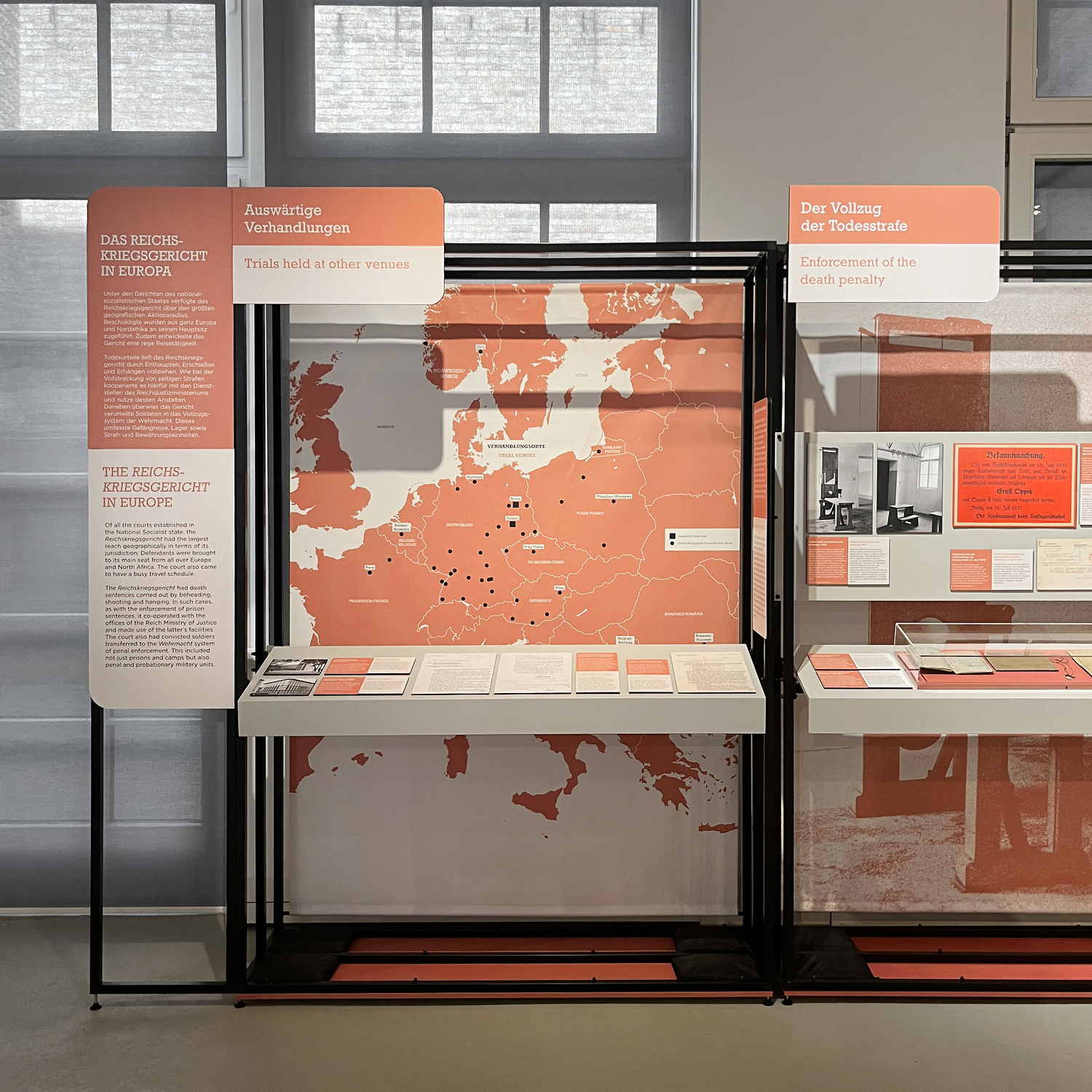 Ausstellungsgestaltung „Das Reichskriegsgericht 1936–1945“ in Halle