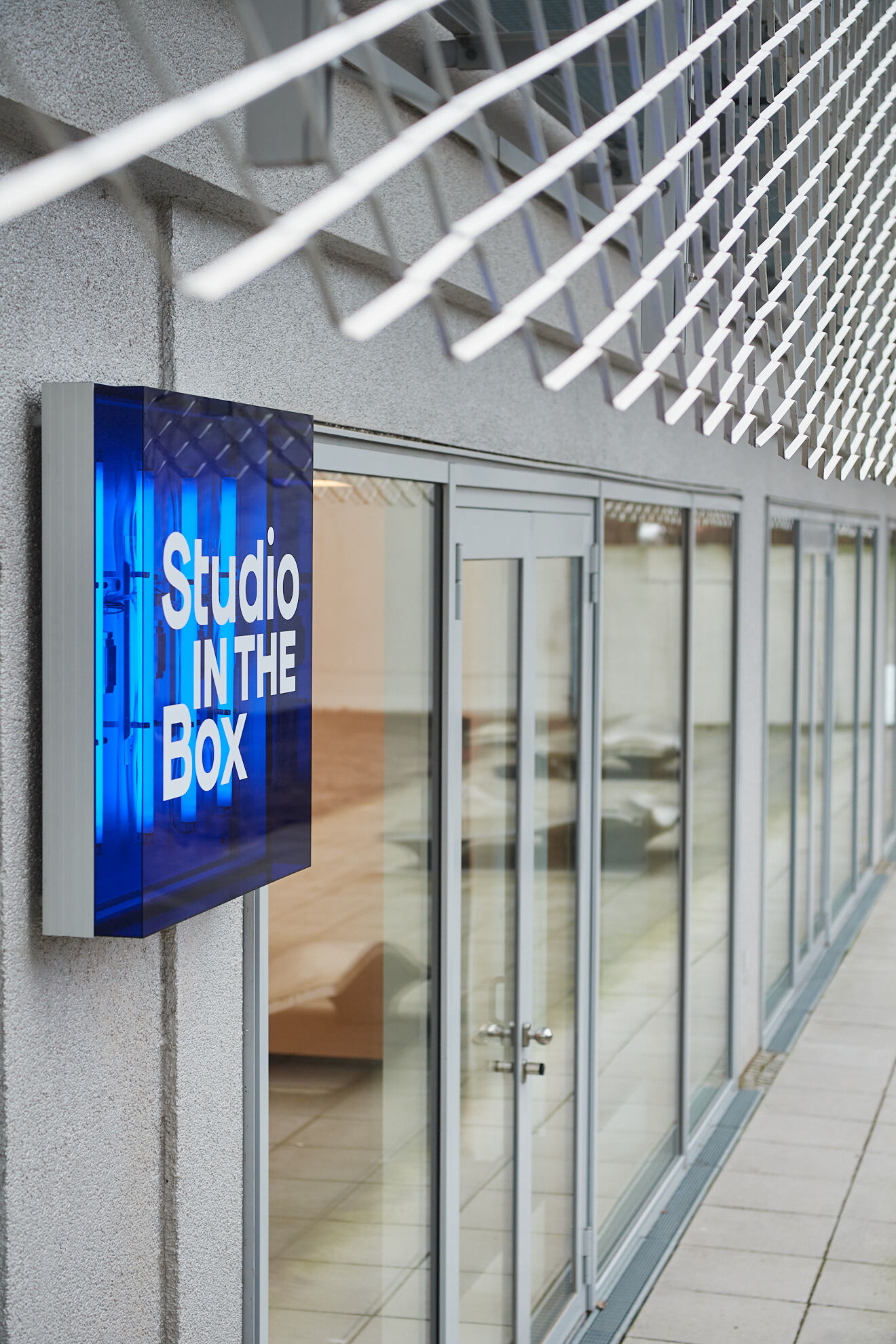 Signage und Logoentwicklung des Studio in the Box