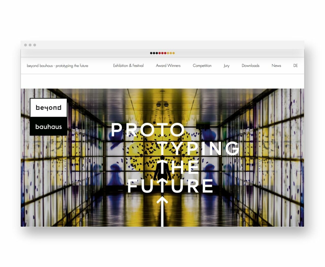 UI UX zur Ausschreibung und Ausstellung „beyond bauhaus“