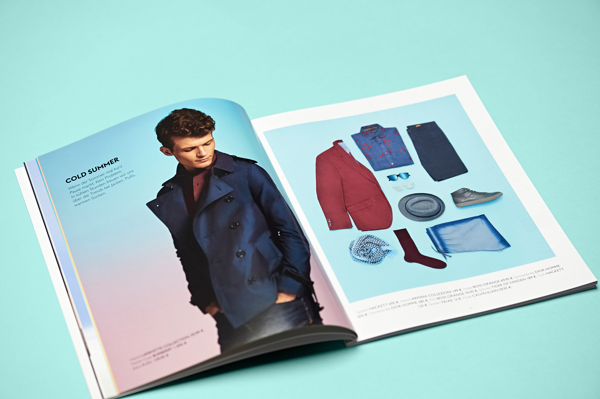 Photoshooting und Editorial Design für die Galeries Lafayette