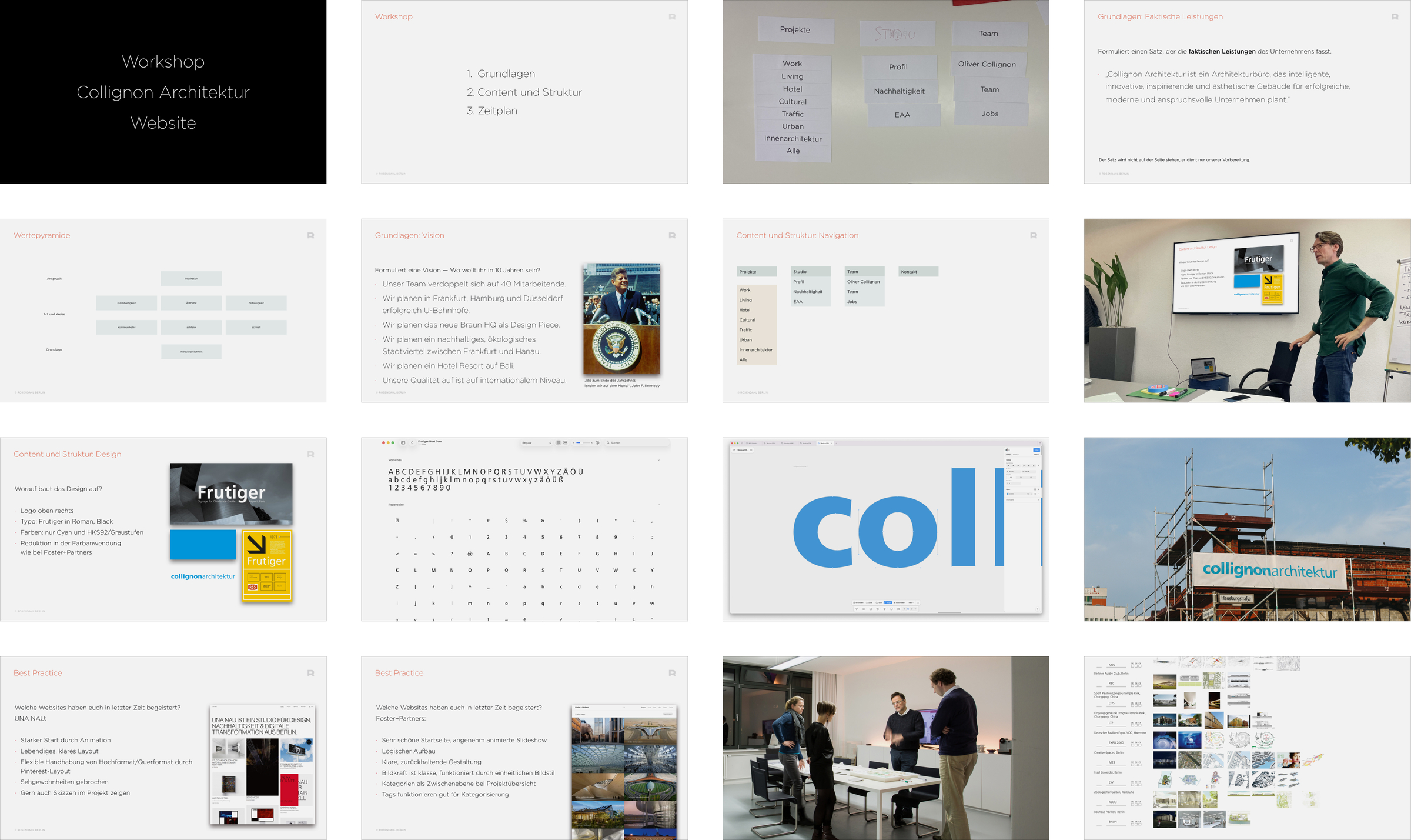 Collignon Workshops Marken-und Webstrategie Collage