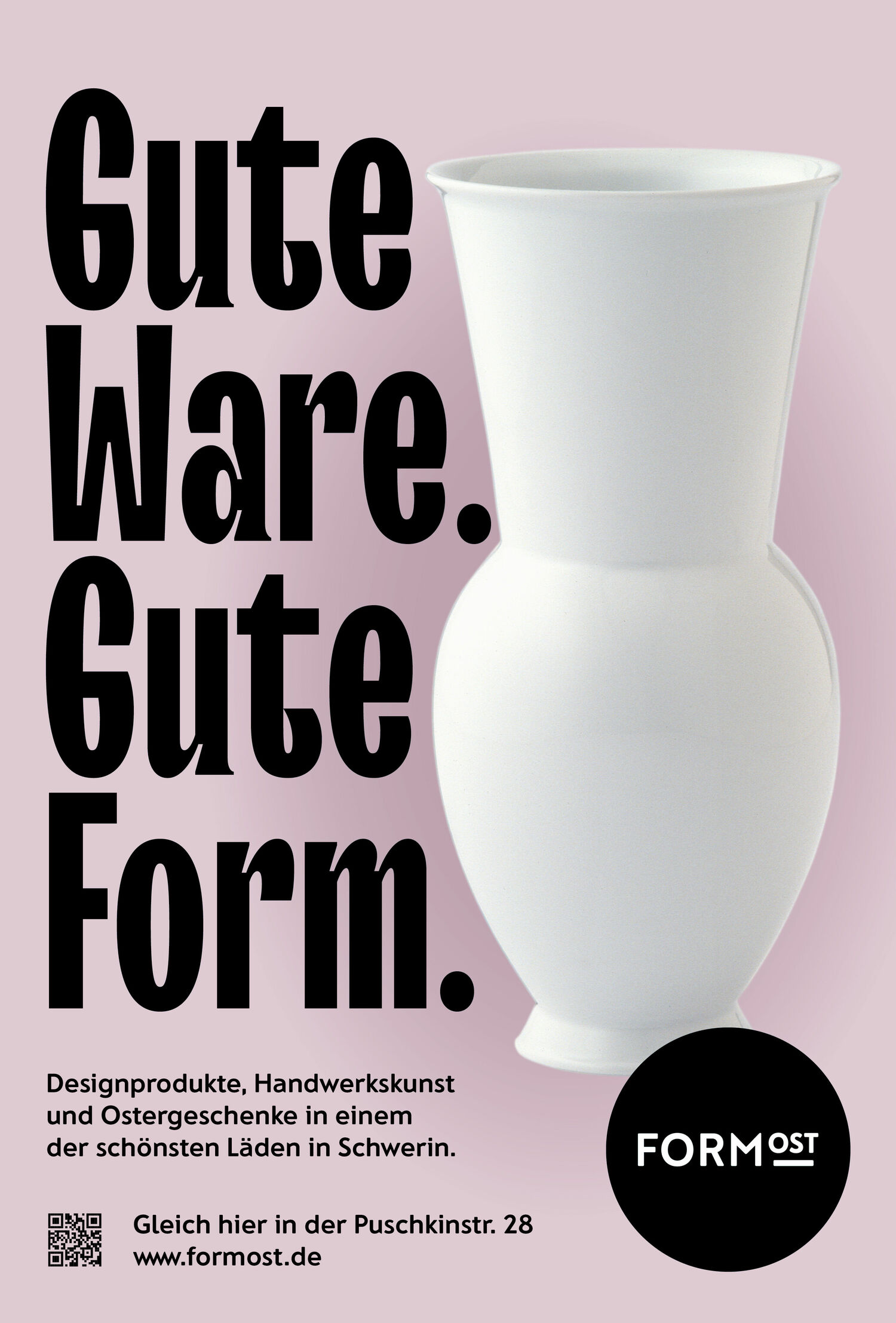 Kampagne „Gute Ware. Gute Form“ für Formost