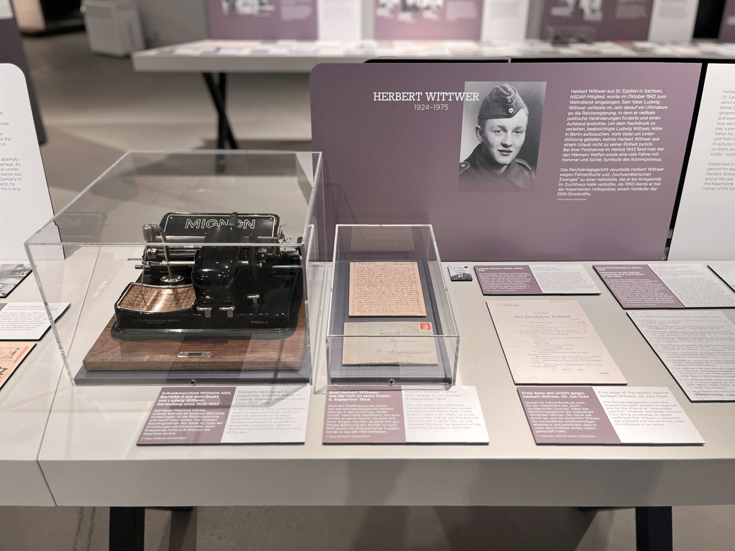 Ausstellungsgestaltung „Das Reichskriegsgericht 1936–1945“ in Halle