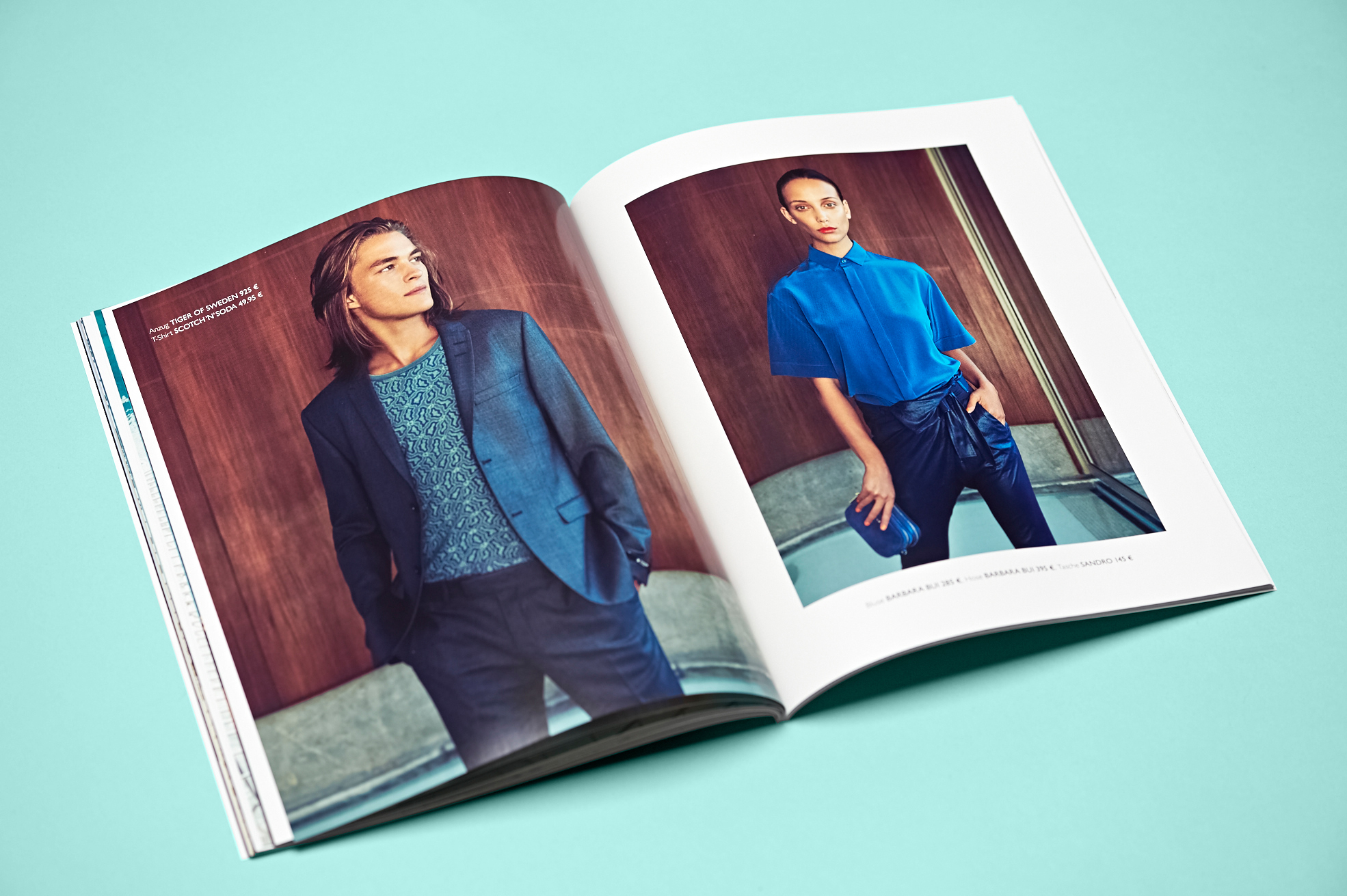 Photoshooting und Editorial Design für die Galeries Lafayette