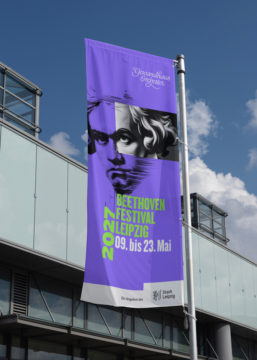 Kampagne Beethoven Festival 2027 Flaggen