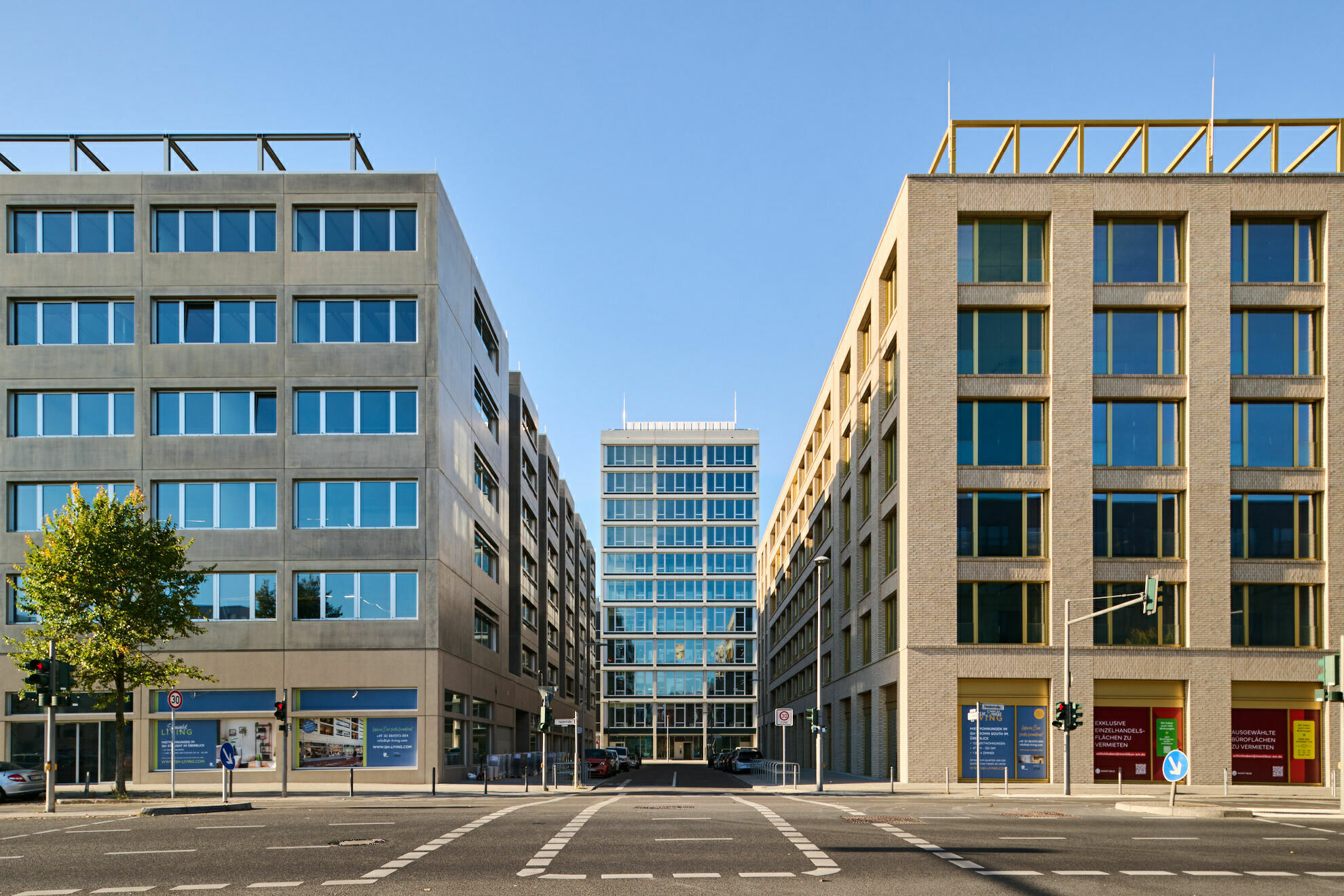 Entwurfs- und Ausführungsplanung des Wegeleitsystem Quartier Heidestraße