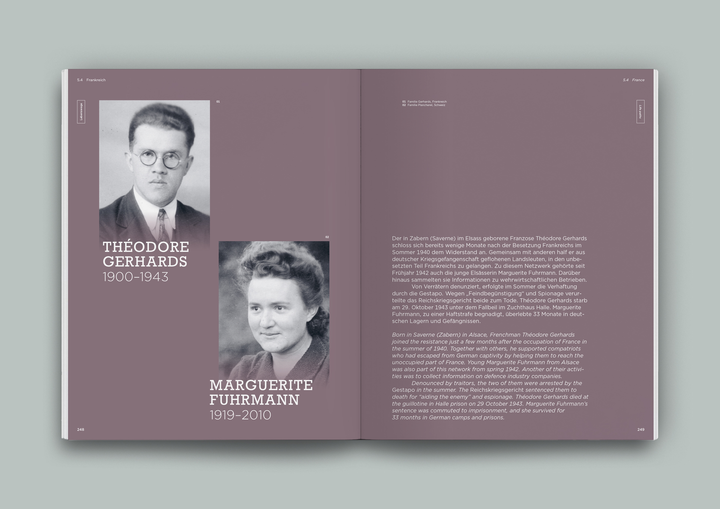 Blick in den Katalog der Ausstellung „Das Reichskriegsgericht 1936–1945“