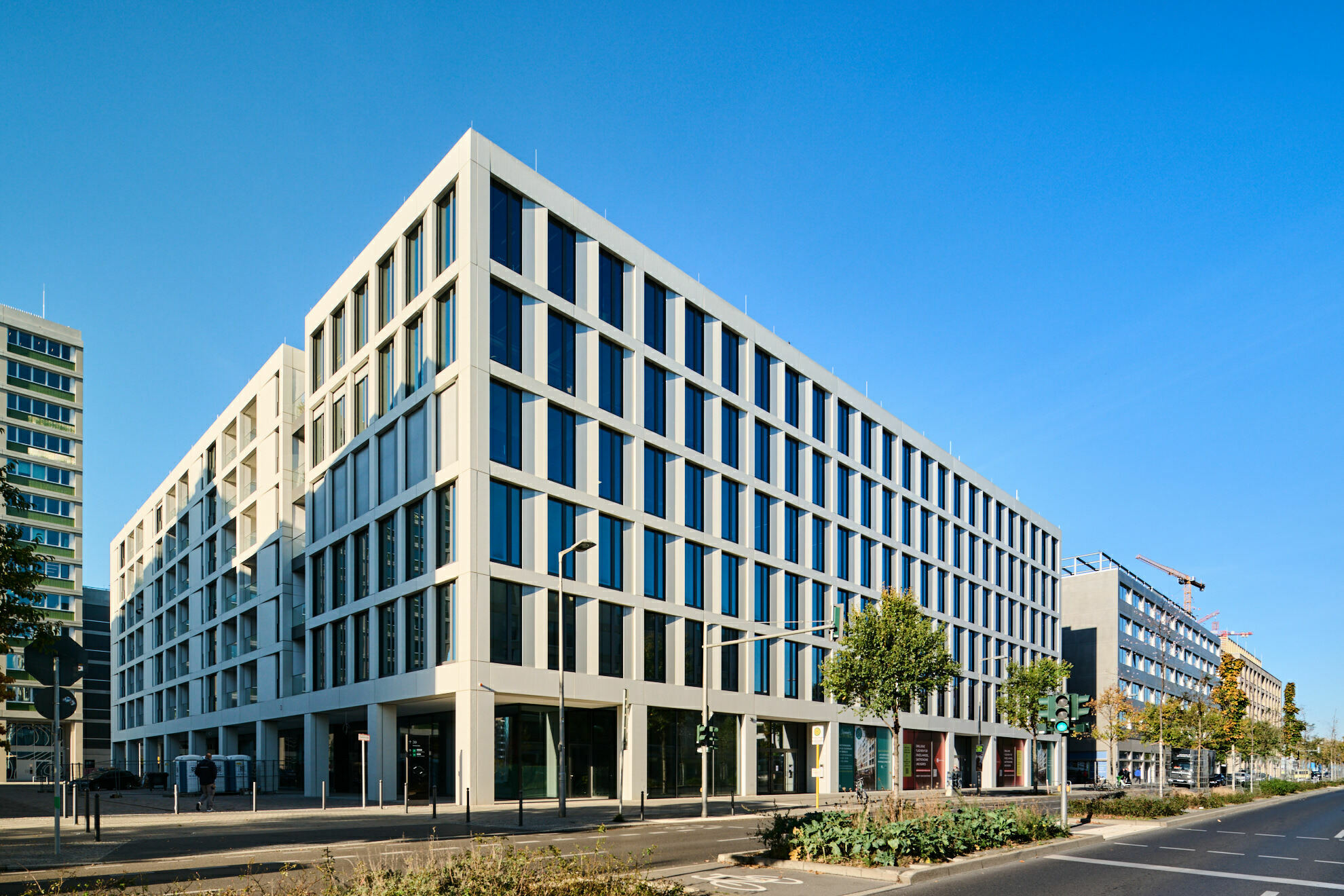 Entwurfs- und Ausführungsplanung des Wegeleitsystem Quartier Heidestraße