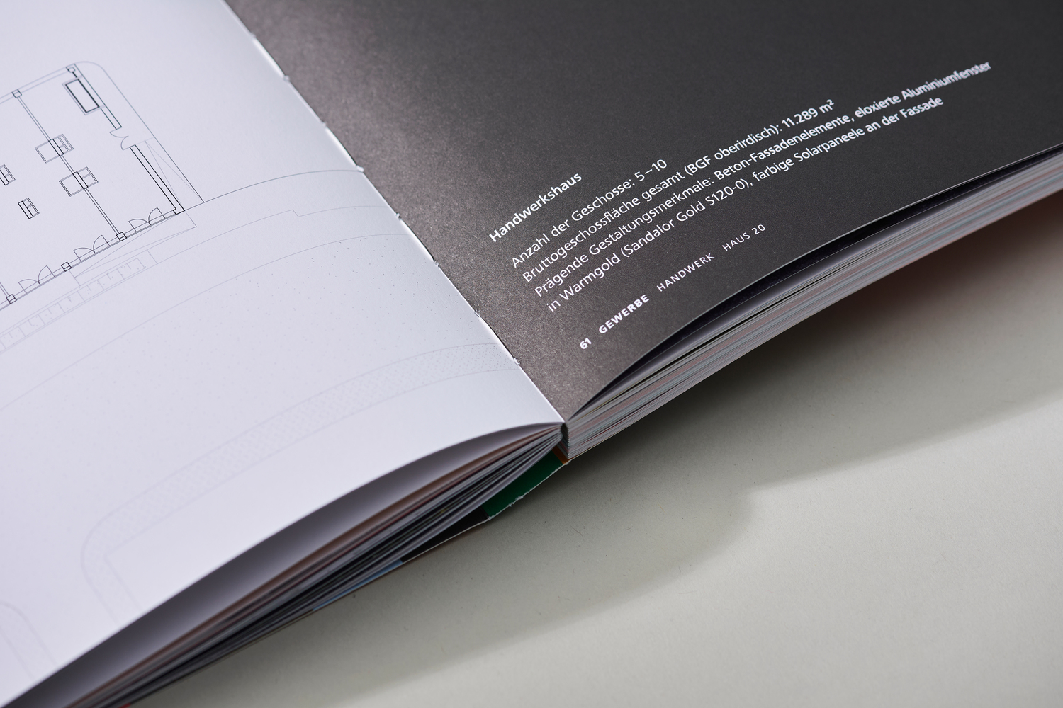 Design und Layout des Planungsbericht "Stadtquartier Marienhöfe" von Collignon Architektur