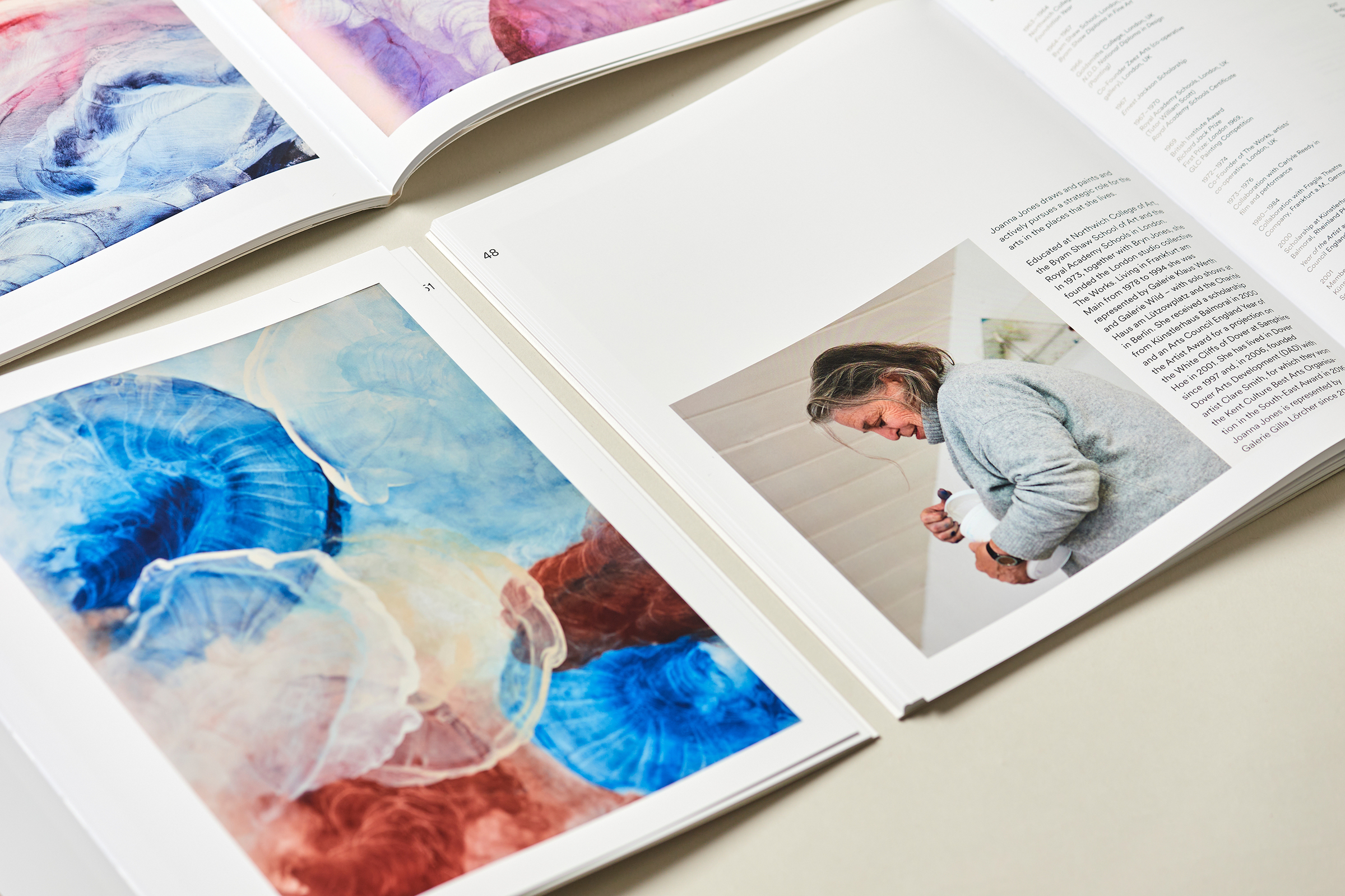 Gestaltung und Produktion des Kunstkatalogs für Joanna Jones