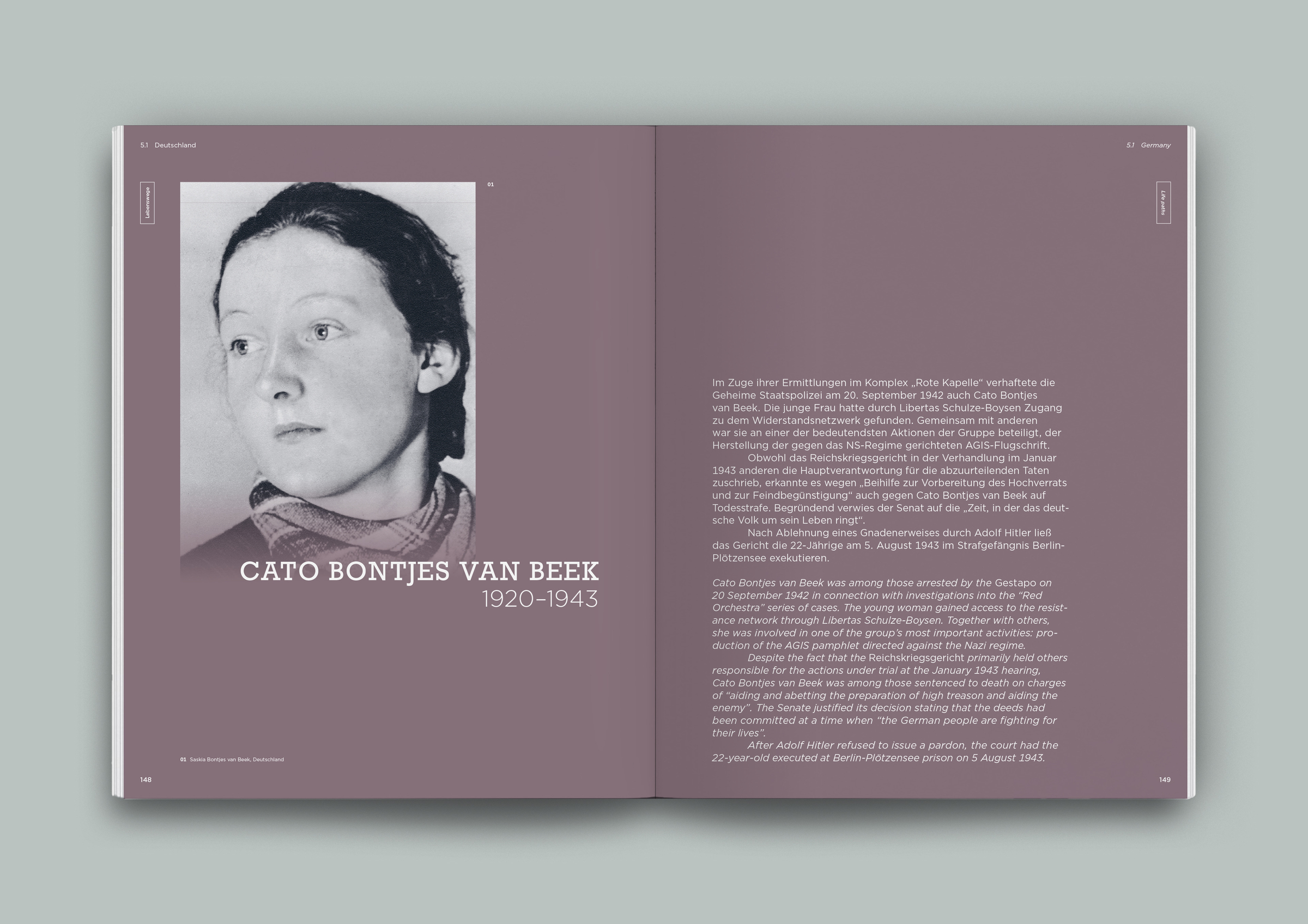 Blick in den Katalog der Ausstellung „Das Reichskriegsgericht 1936–1945“