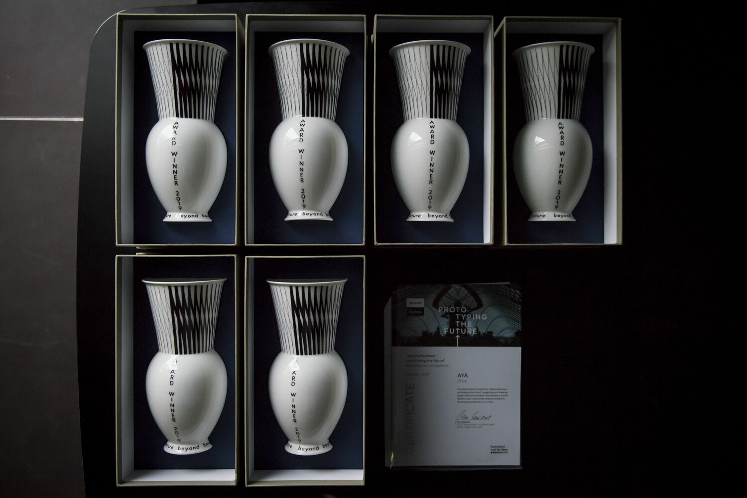 Pokalgestaltung zum Wettbewerb „beyond bauhaus“