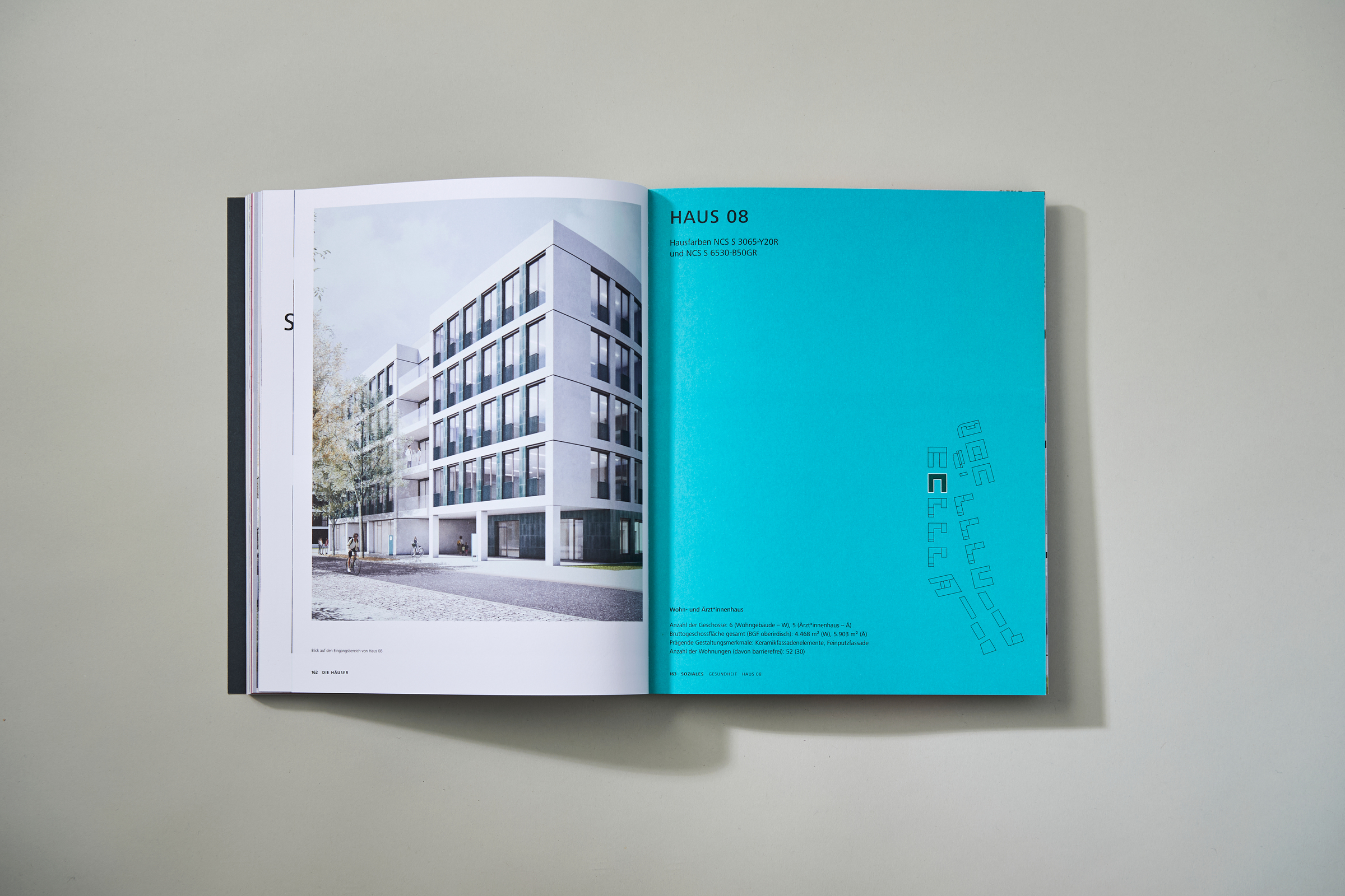 Design und Layout des Planungsbericht "Stadtquartier Marienhöfe" von Collignon Architektur