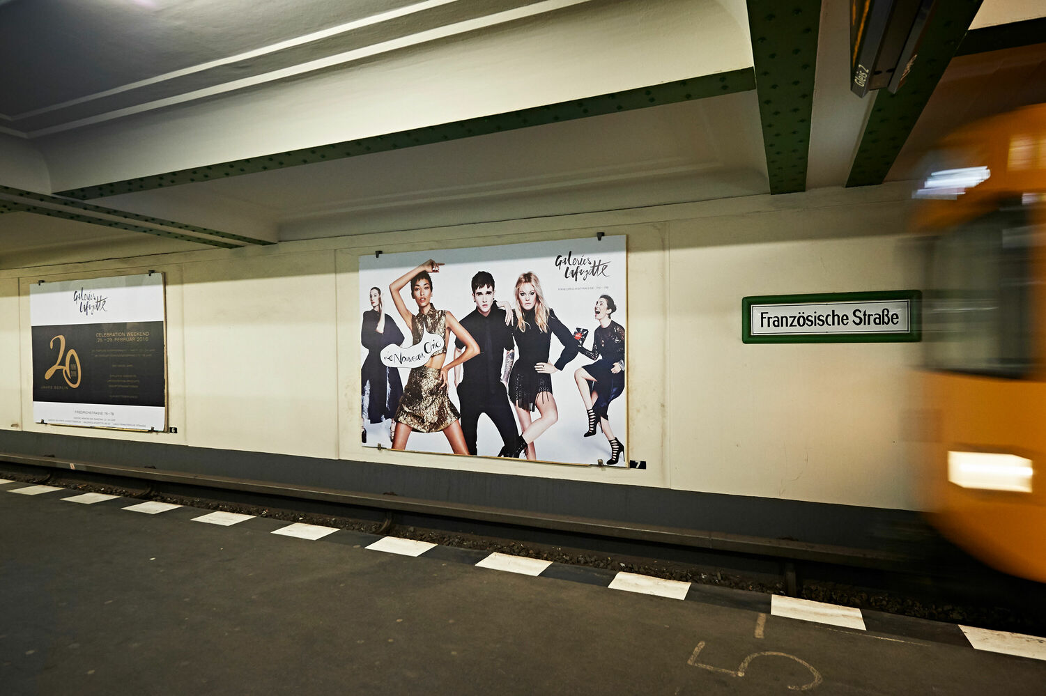 Kampagne für die Galeries Lafayette