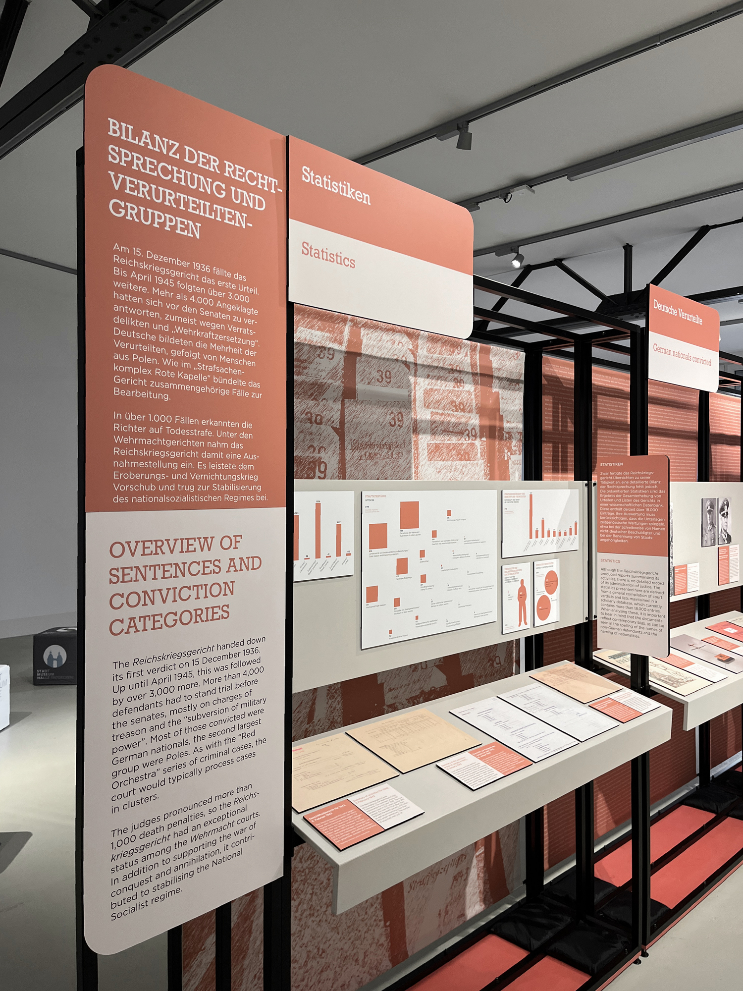 Ausstellungsgestaltung „Das Reichskriegsgericht 1936–1945“ in Halle